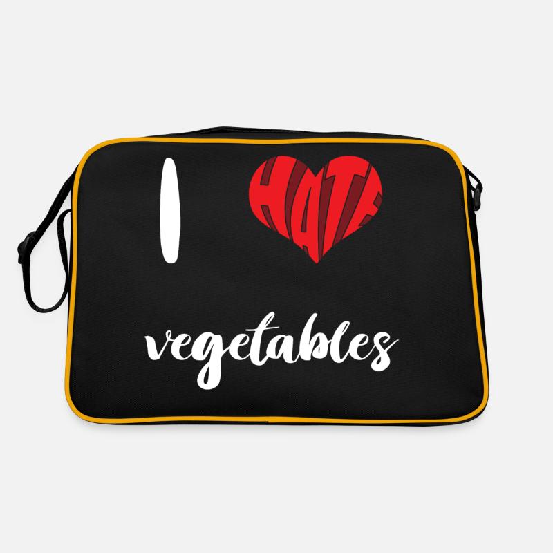 Hate Vegetables Stop Hate Anti Hate Sac Retro