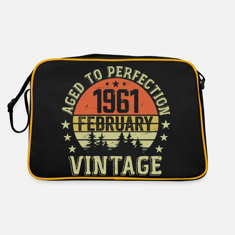 Februar 1961 - Februar 1961 Geburtstagsgeschenk Retro Tasche