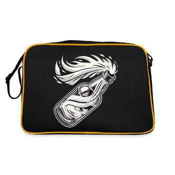 Molotov Cocktail - Retro Bag - black/gold - Back