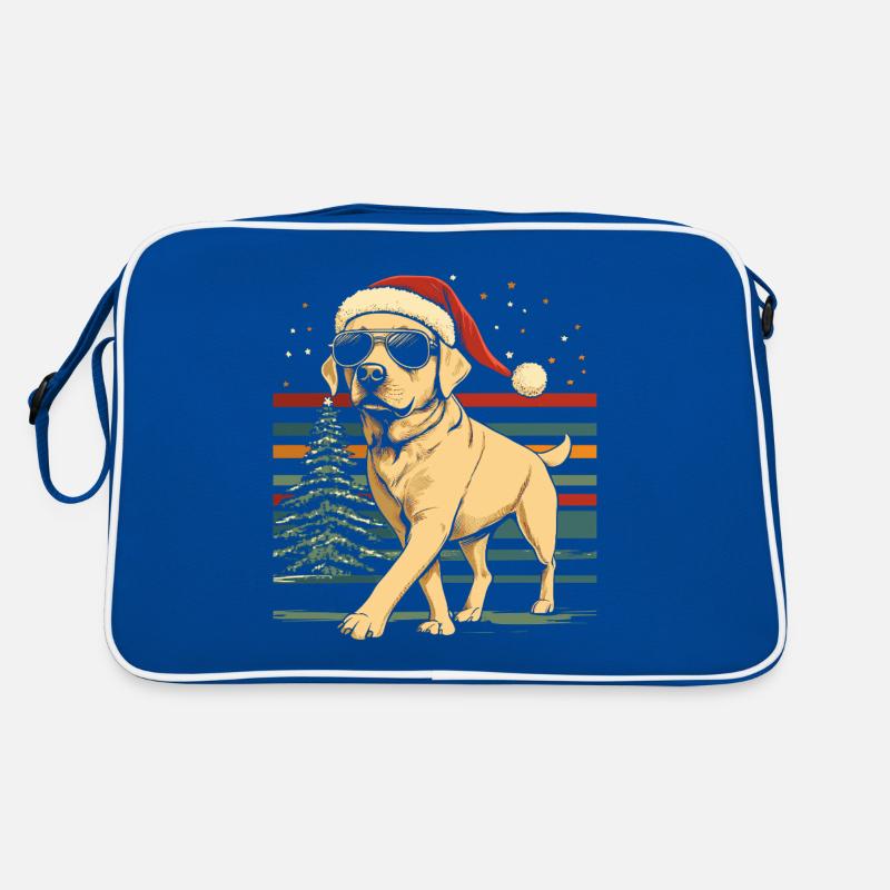 Labrador Christmas Retro Bag