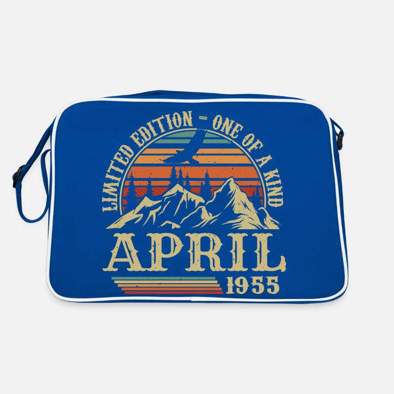 Bestes Geburtstagsgeschenk April 1955 Retro Tasche