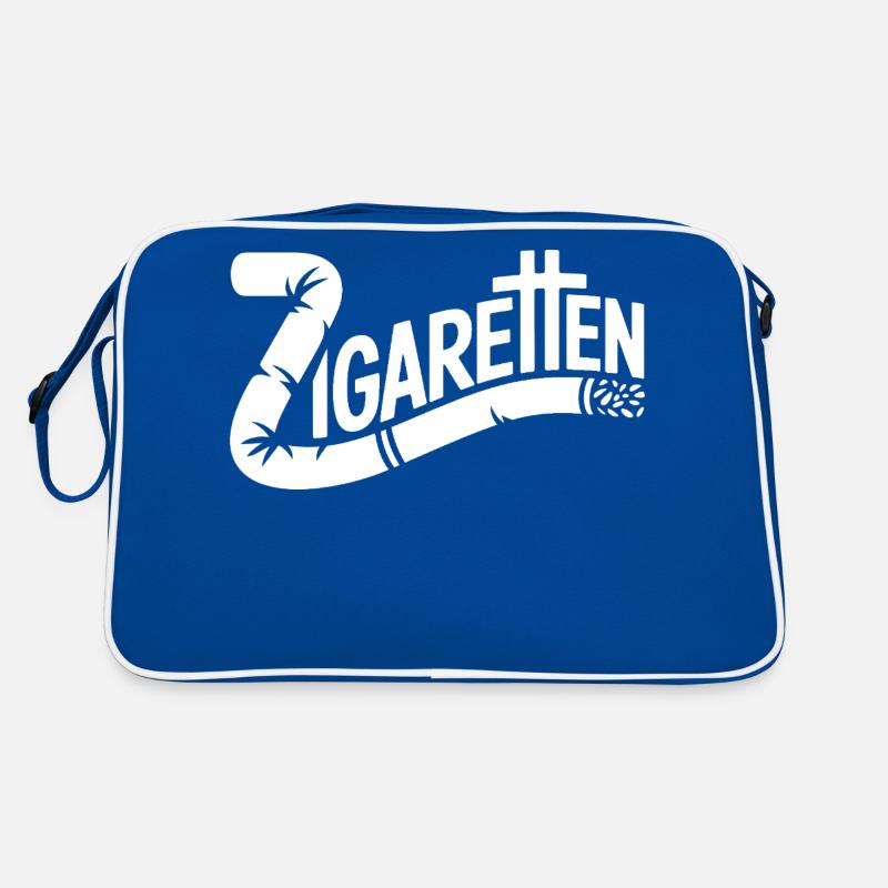 Zigaretten - Deutsche Memes Retro Tasche