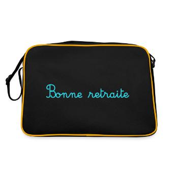 RETRAITE. RETRAITE. RETRAITEE. RETRAITE - Sac Retro - noir/or - Dos