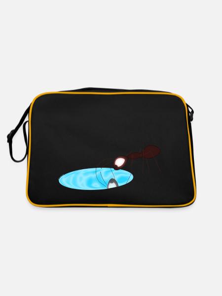 Ant - Retro Bag - black/gold - Back