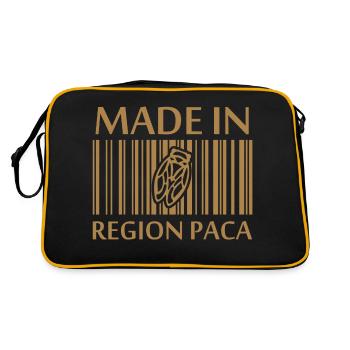 Provence Alpes Côte d'Azur Made in PACA - Sac Retro - noir/or - Dos