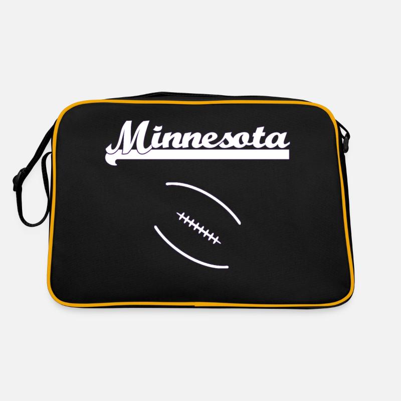 Minnesota + Logo Retro Tasche