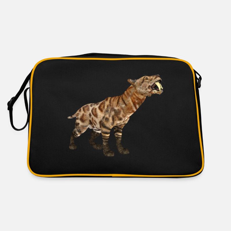 Chat à dents de sabre Smilodon Sac Retro