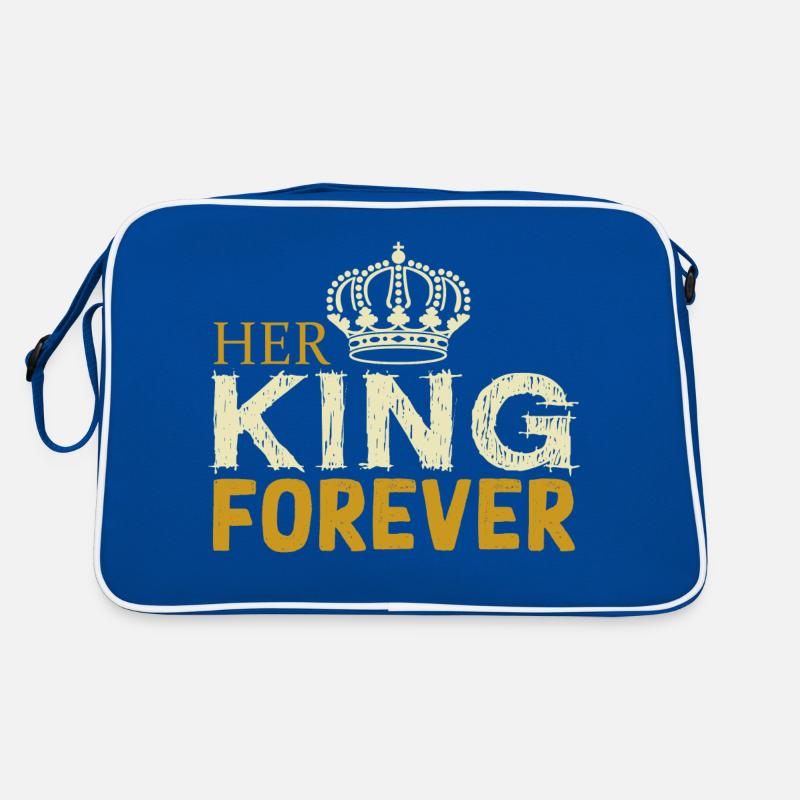 Her King forever Retro Tasche