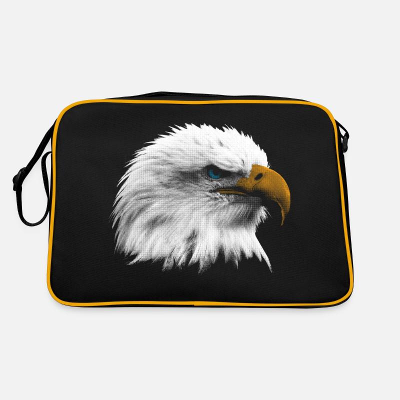 Bald eagle Retro Bag