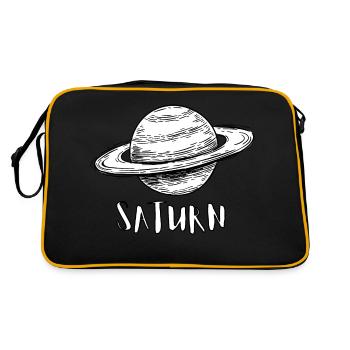 Saturn - Retro Bag - black/gold - Back