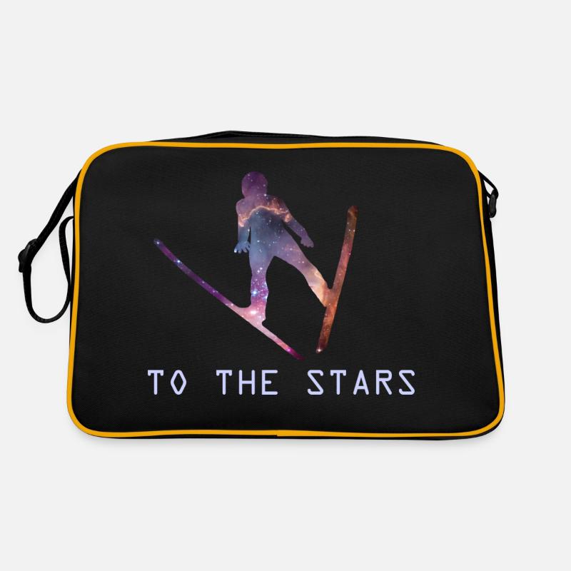 Ski jumping To The Stars Retro Bag