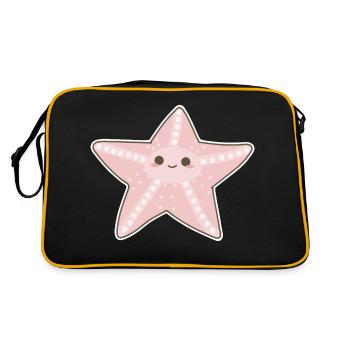 L’étoile de mer - Sac Retro - noir/or - Dos