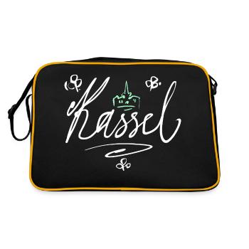 Kassel - Retro Bag - black/gold - Back