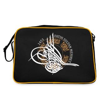 Fatih Sultan Mehmet - Sac Retro - noir/or - Dos