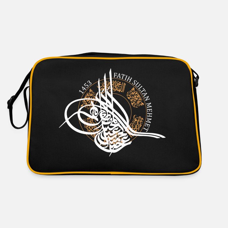 Fatih Sultan Mehmet - Retro Tasche - Schwarz/Gold