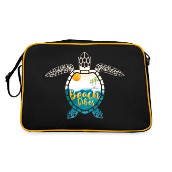 Ocean Sublimation - Retro Bag - black/gold - Back
