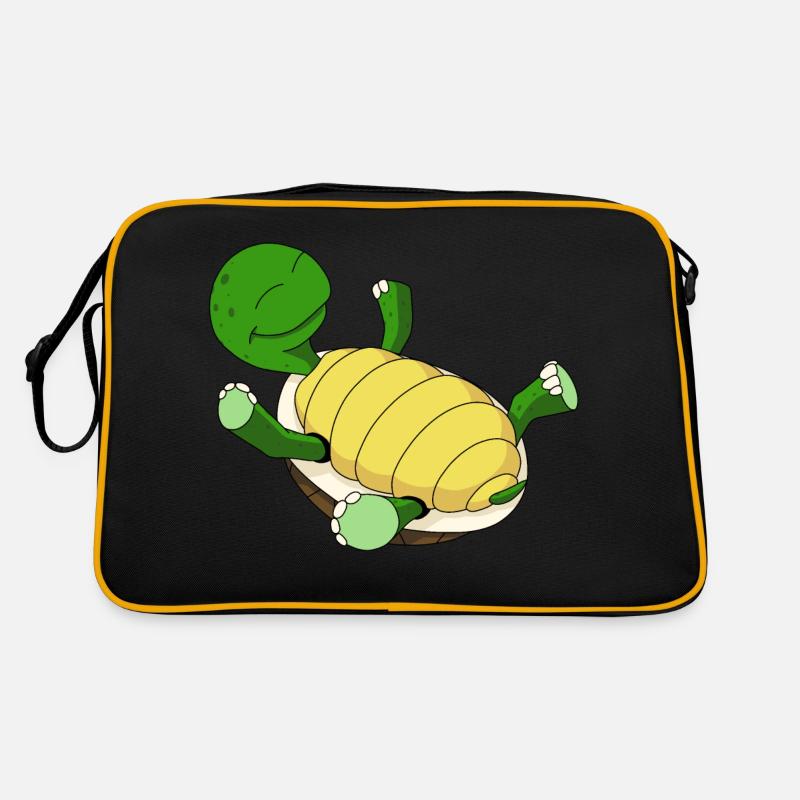 Turtle on its back Retro Bag