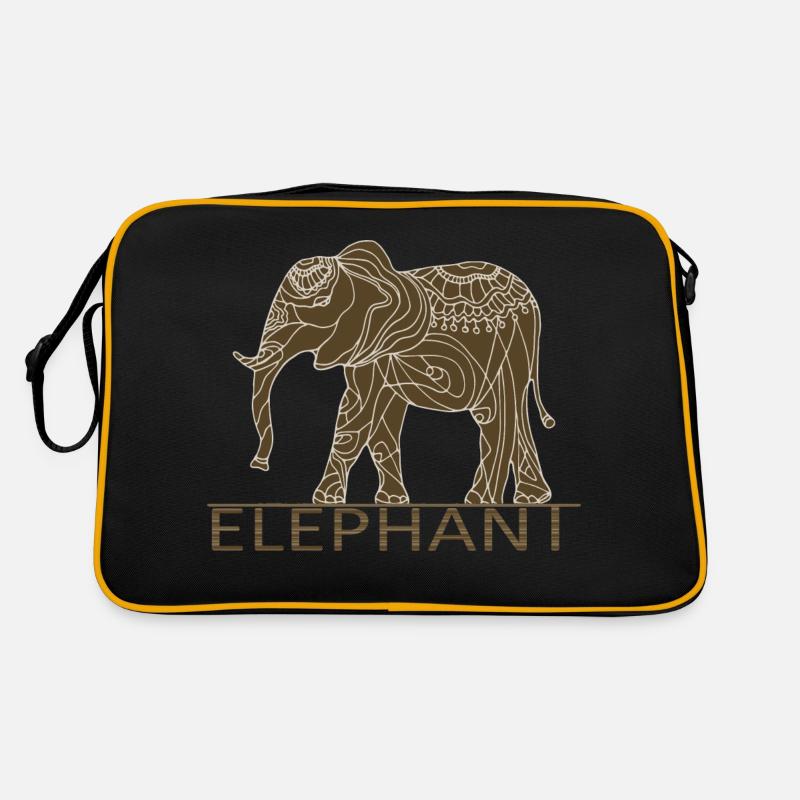 Elefant Retro Tasche