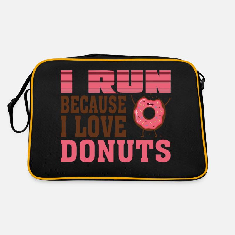 Je cours parce que j’aime les beignets Sac Retro