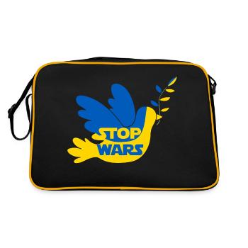 STOP WARS - Sac Retro - noir/or - Dos