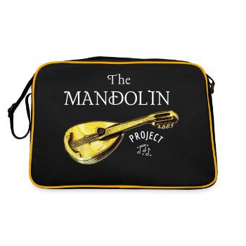 The Mandolin Project (transparent) - Retro Tasche - Schwarz/Gold - Hinten