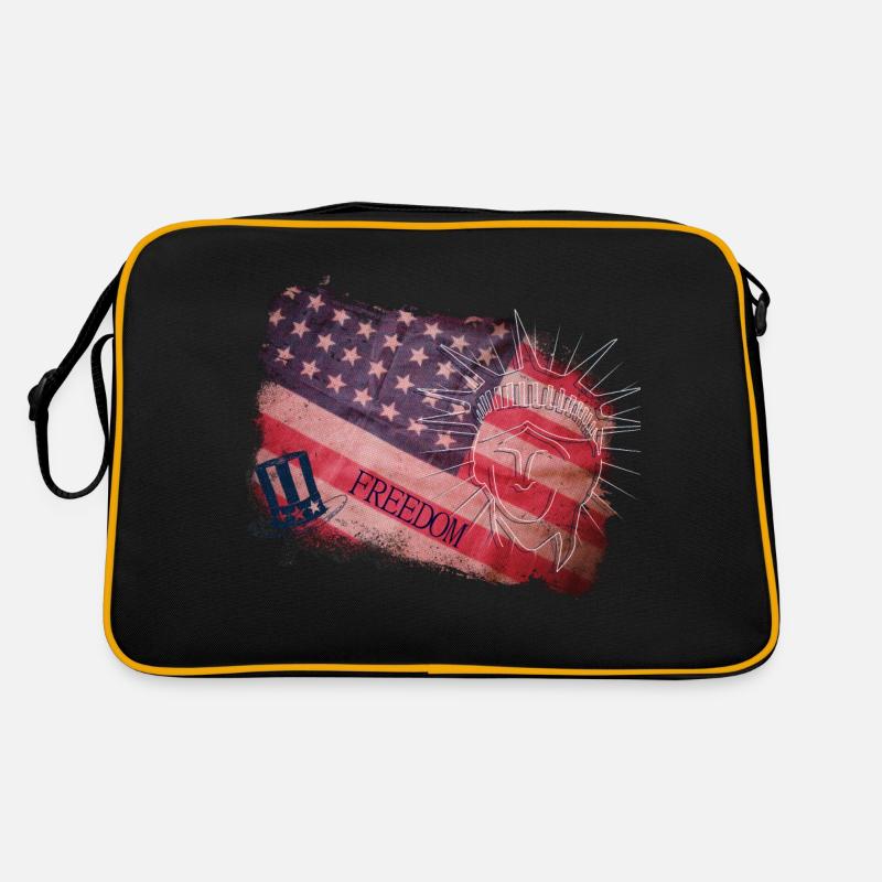 American Flag Retro Bag