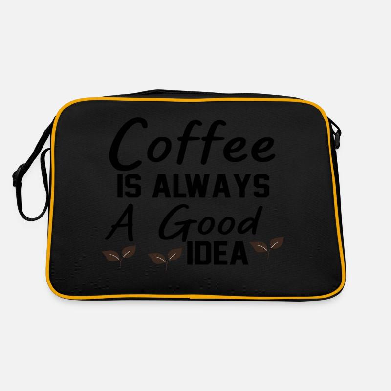 Coffee Is always A Good Idea Retro Tasche