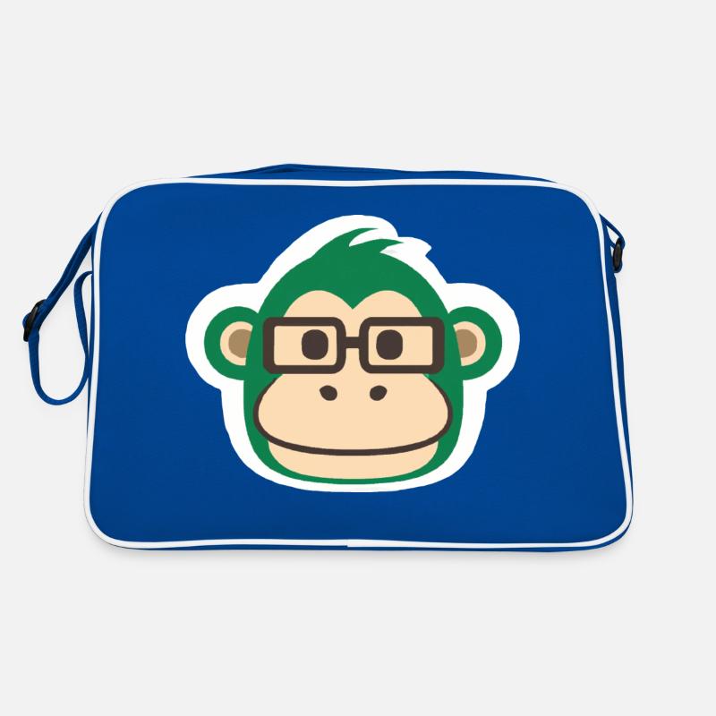 Type d’autocollant de singe Sac Retro