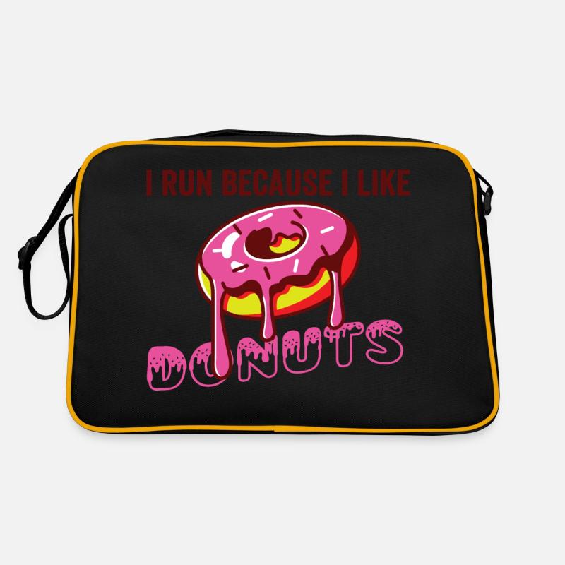 Je cours parce que j’aime les beignets Sac Retro