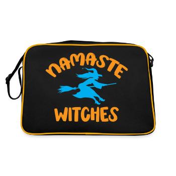 Namaste Witches - halloween - Retro Bag - black/gold - Back