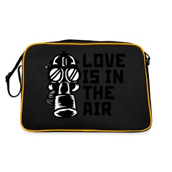 l’amour dans l’air - Sac Retro - noir/or - Dos