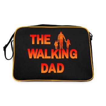 The Walking Dad Idée Cadeau Pour La Fête Des Pères - Sac Retro - noir/or - Dos