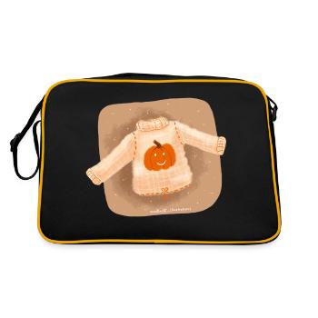 météo pull - Sac Retro - noir/or - Dos