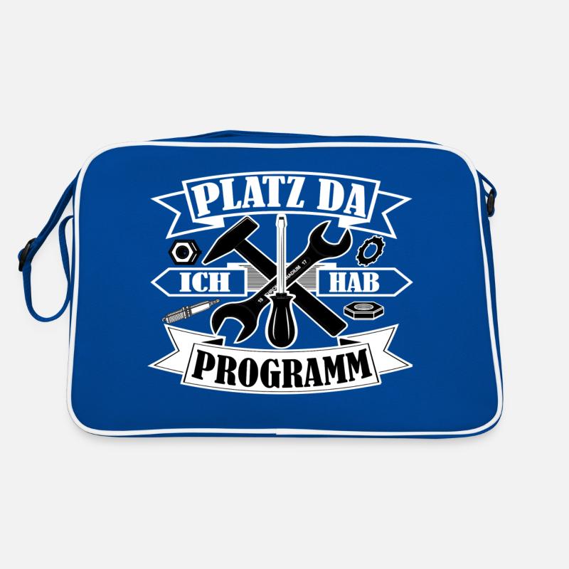 Platz da ich hab Programm Retro Tasche