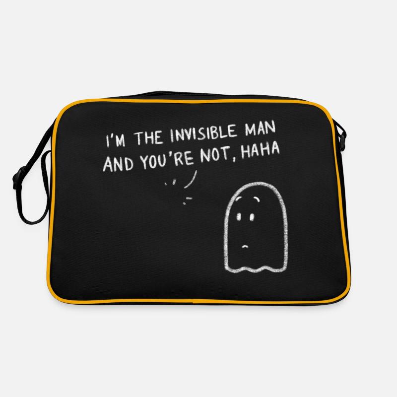 Unsichtbarer Mann Retro Tasche