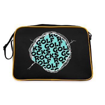 putter golfclothing golfduvet golfkids golfclock - Retro Bag - black/gold - Back
