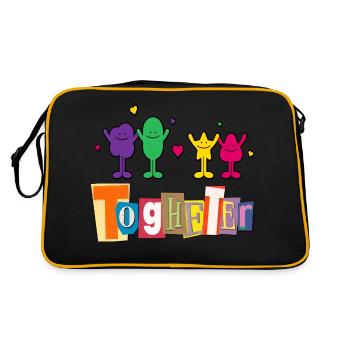 Ensemble - Sac Retro - noir/or - Dos
