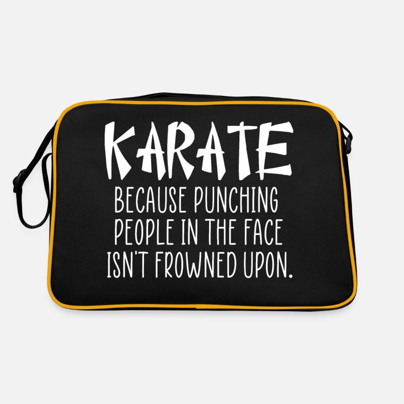Karaté citation drôle Sac Retro