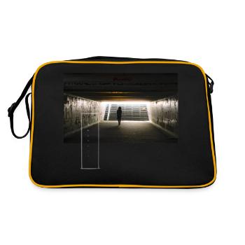 Tunnel (série EPHEMERAL) - Sac Retro - noir/or - Dos
