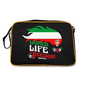 Cute Iranian Women - Women Life Freedom - Sac Retro - noir/or - Dos