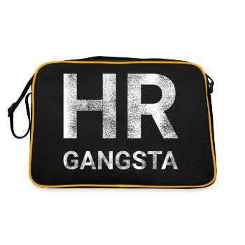 HR Gangsta - Retro Bag - black/gold - Back