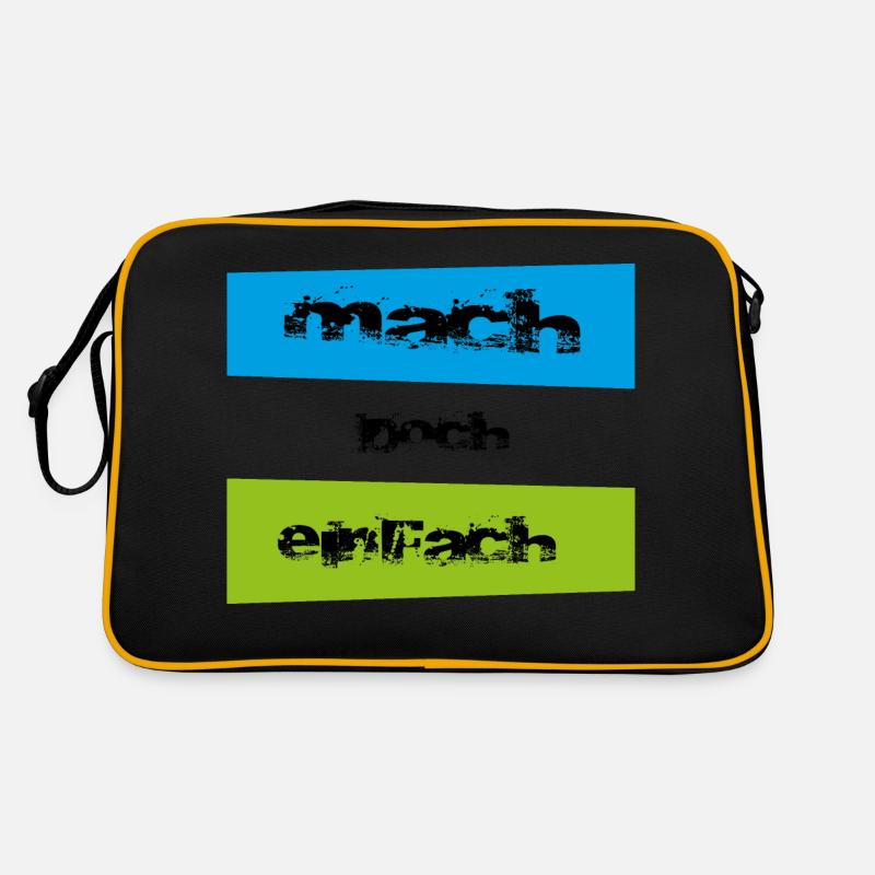 mach doch einfach Retro Tasche