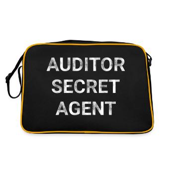 Auditor Secret Agent - Retro Bag - black/gold - Back