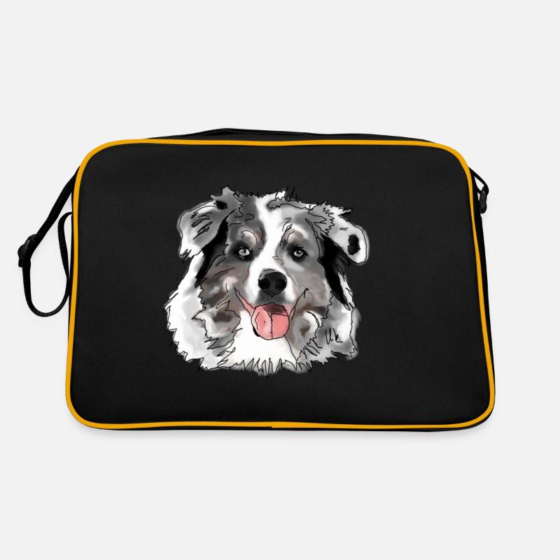 Border Collie Sac Retro