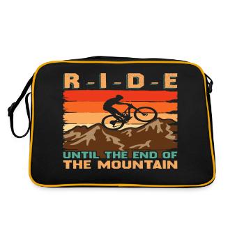 Roulez jusqu’au bout de la montagne - Sac Retro - noir/or - Dos