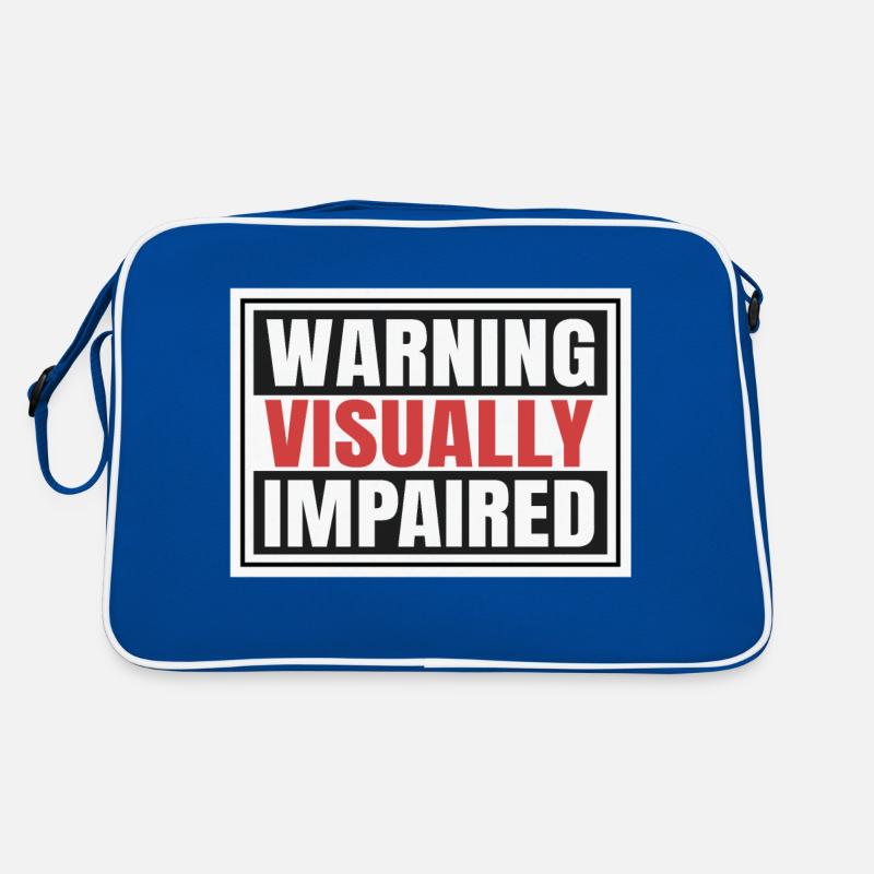 Visually Impaired Warning Retro Bag