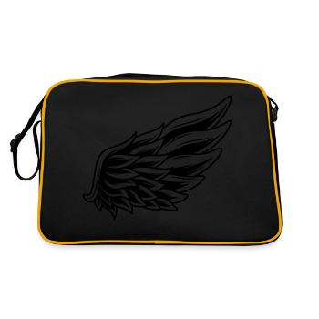 Wing - Retro Bag - black/gold - Back