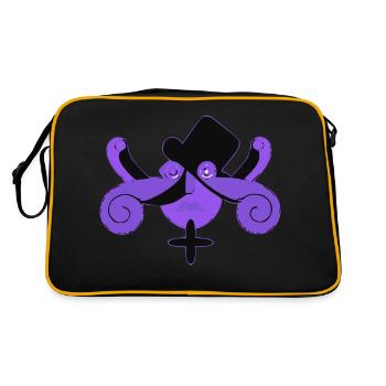 Unreal Mister Blok - Retro Bag - black/gold - Back