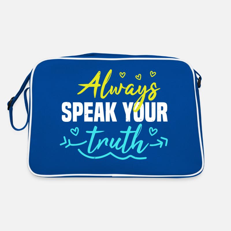 ALWAYS SPEAK YOUR TRUTH Retro Bag