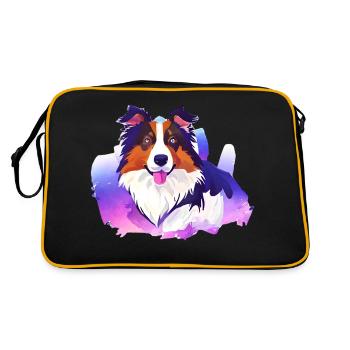 Chiens Berger Chien Propriétaire Chien Chien Propriétaire Chien Propriétaire - Sac Retro - noir/or - Dos
